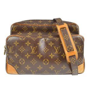 548380G V Louis Vuitton Crossbody Bag Nile Brown Monogram